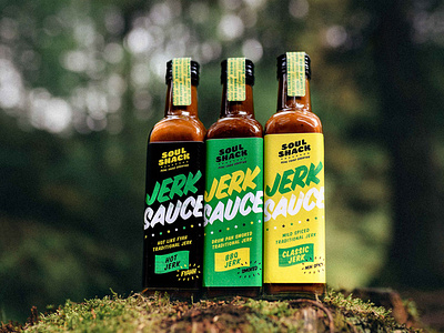Soul Shack   Jerk Sauce Packaging Branding