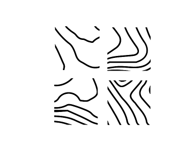 Abstract Contours for Branding Project