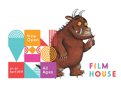 Film Hous Branding Proposal branding children festival film graphic design gruffalo layout leeds logo lucas jubb pattern