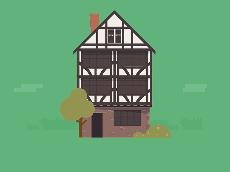 Tudor to Edwardian London Home animation bricks edwardian gif home house london lucas jubb tudor