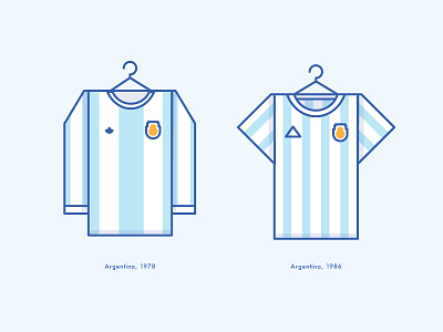 Argentina World Cup Winning Kits