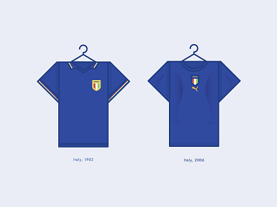 Italy World Cup Winning Kit football italy jersey kit minimal soccer world cup