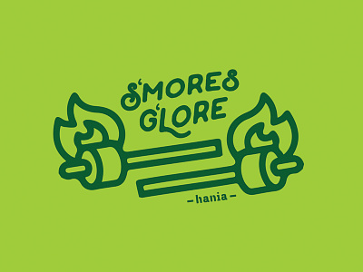 S'mores G'lore! apparel branding camping childrens clothing identity kids lucas jubb smokre typography