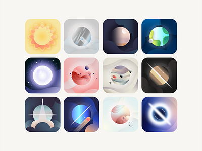 Solar System Illustrations 🪐