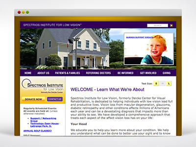 Website concept pro bono web design