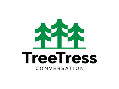 TreeTress - Logo brand design conservation design fauna flora forest graphic design logo logo design logodesign logodesigner logos minimal minimalist logo simple logo