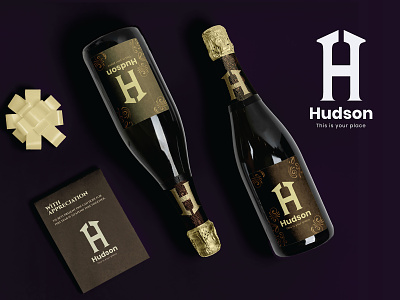 Hudson Wine Bar Brand Identity_ Brand Concept Design