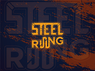 STEEL RISINGN_ Wordmark Logo