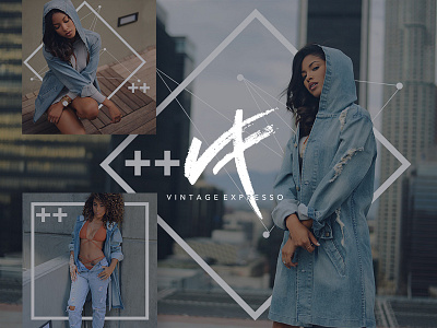 Shop-vx brand branding fashion flat geometric layout minimal minimalism