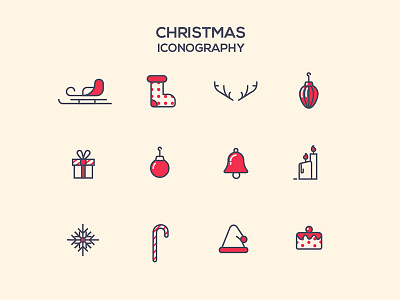 Christmas Icons christmas december icon iconography line logo stroke symbol