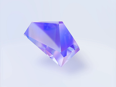 diamond. 3d ui 视觉 设计