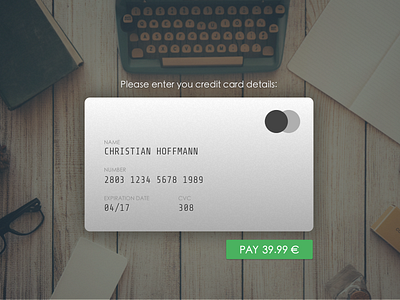 Credit Card Checkout – Daily UI 002