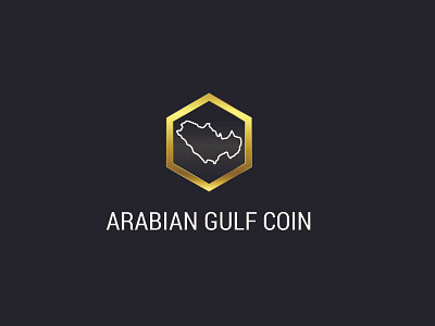 ARABIAN GULF COIN branding crypto logo securoty logo tech logo