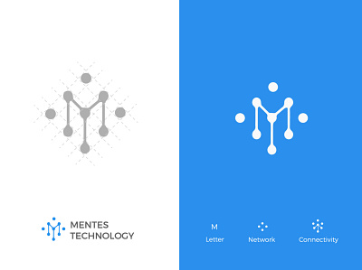 MENTES TECHNOLOGY app banner app logo brand kit crypto startup logo tech logo ui