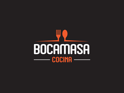 BOCAMASA branding design food logo pizza logo restaurant logo