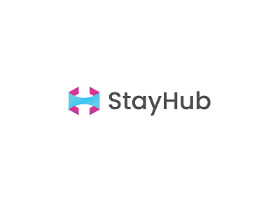 Stay HUb app icon app logo brand kit branding design crypto logo design food logo illustration logo tech logo