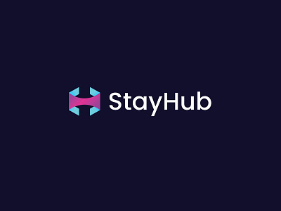 Stay Hub app icon app logo brand kit branding design crypto logo design food logo illustration logo tech logo