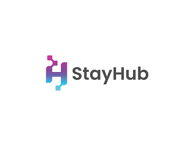 Stay Hub app icon app logo brand kit branding design crypto logo design food logo illustration logo tech logo
