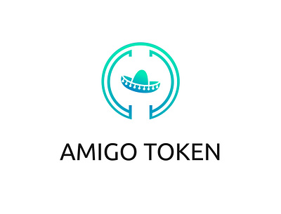 Amigo Token app icon app logo brand kit branding design crypto logo design food logo illustration logo tech logo