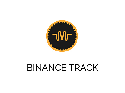 Binance Track app icon app logo blockchain branding design crypto crypto logo illustration logo tech logo