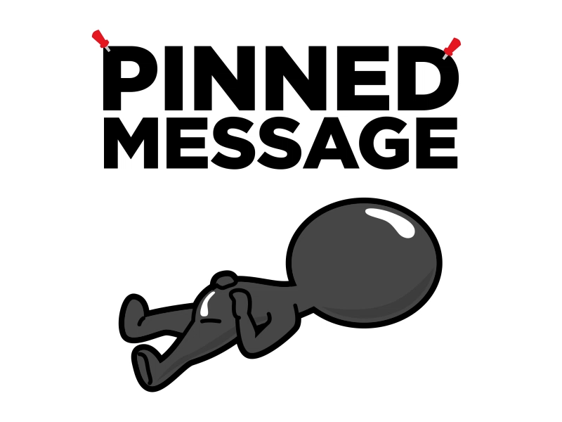 Pinned Message bodymovin lottie lottie animation sticker svg svg animation telegram telegramstickers