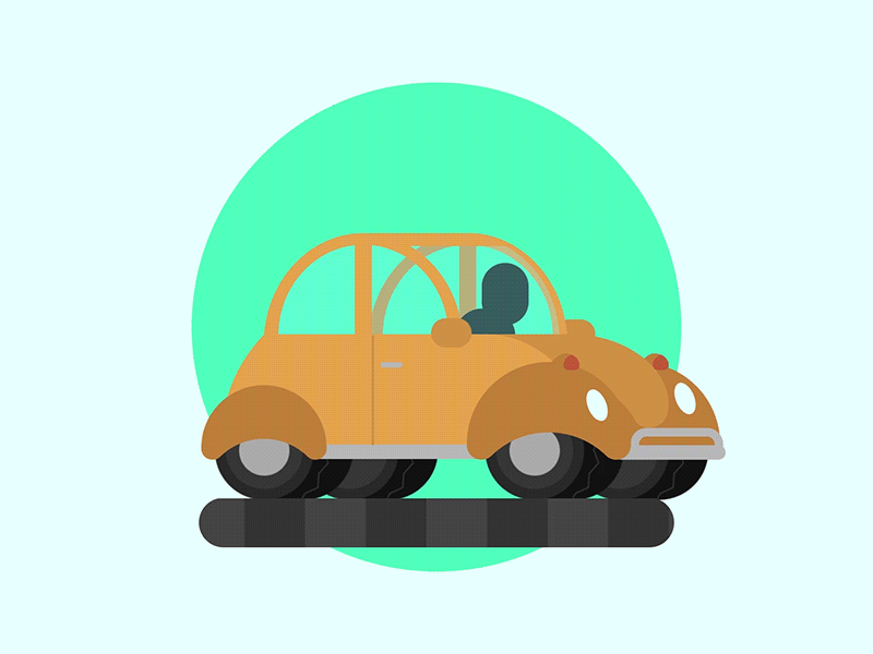 Beetle 2d animation after effects animation animation 2d beetle car design drive driver driving illustration motion motion design motion graphic motion graphics road vehicle volkswagen