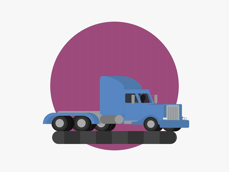 Truck 2d animation after effects animation animation 2d design drive driver driving illustration motion motion design motion graphic motion graphics road truck trucker vehicle