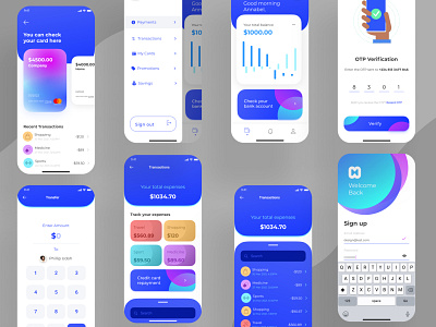 Money App bank appllication branding design fintech graphic design logo mobile app money ui uiux website