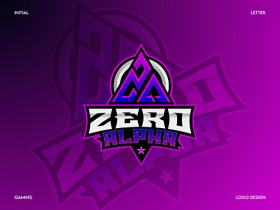 ZERO ALPHA GAMING LOGO DESIGN brand logo branding branding logo business logo creative logo design flat logo gaming logo illustration initial logo logo logos mascot logo minimal logo modern logo professional logo streaming logo twitch logo unique logo