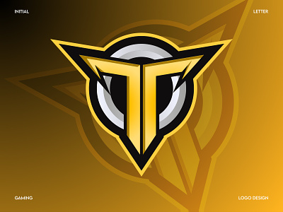 Golden Gaming Logo Esports Template