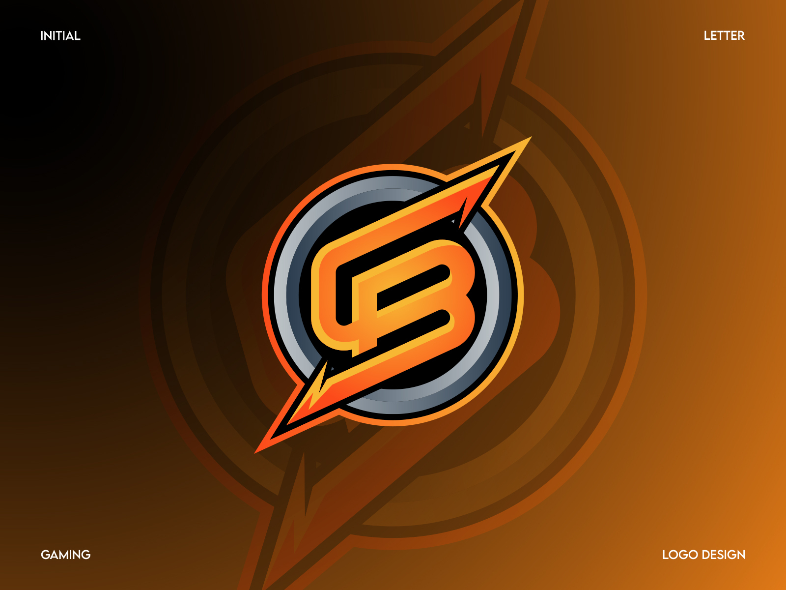 CB LETTER INITIALL GAMING LOGO DESIGN by Roshme Akther on Dribbble