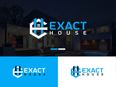 EXACT HOUSE Logo Design