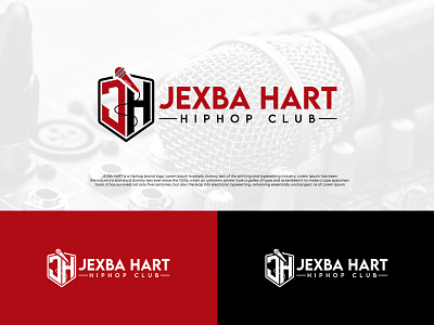 JEXBA HART HIPHOP Club Logo Design 3d animation brand logo branding branding logo creative logo design flat logo graphic design hiphop logo illustration initial logo logo minimal logo modern logo motion graphics music logo professional logo ui unique logo