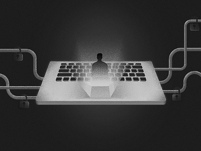 Information Security computation computer hack illustration keyboard lock parallel security