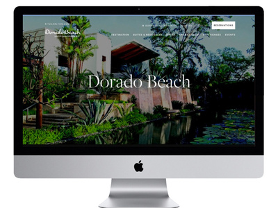 Ritz Carlton Reserve | Dorado Beach desktop desktop design ui webdesign