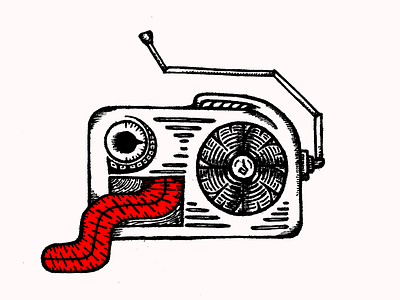 the radio design graphic design illustration social media vector