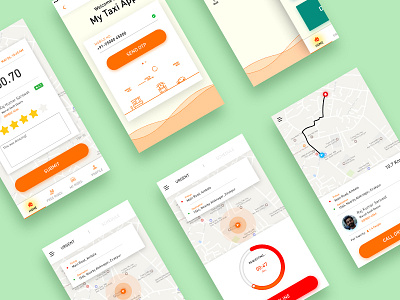 Taxi App ui