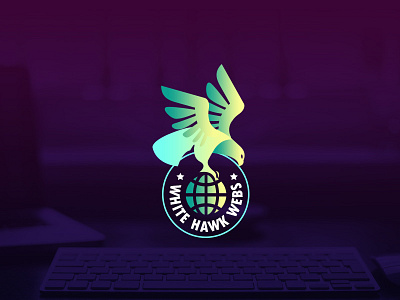 White Hawk logodesign mockup startup tech