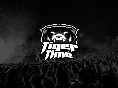 Tiger Time Logo logo design music