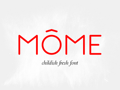 Môme : type font fontface free kiriliuk krlk simple type typeface typography