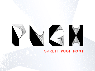 Pugh : New font fashion font fontface free kiriliuk krlk stroke type typeface typography