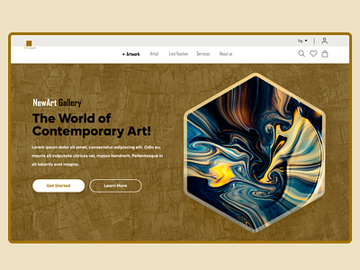 Artwork/Painting Website Design