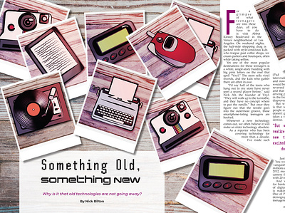 Magazine Spread Concept design illustration indesign magazine magazine design print typography