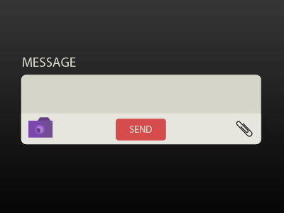 Message Box chat clean message box minimal mobile simple uiux