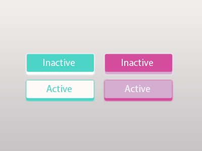 Buttons active buttons inactive mobile ui simple ux wed