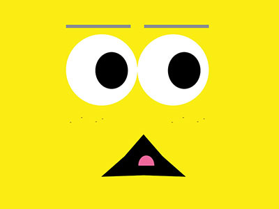 Funny Face characters illustration minimal