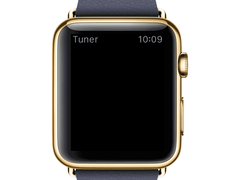 Apple Watch Tuner app animation apple graph ios tuner ui watch