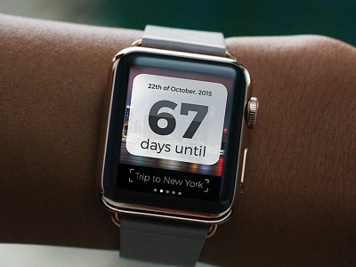 Apple Watch Countdown App app apple watch application calendar countdown