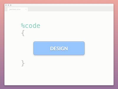 Design = Code = Design