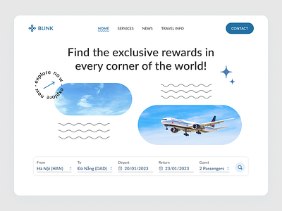 Flight booking website airplane booking hero banner landing page plan travel ui ux web app web design